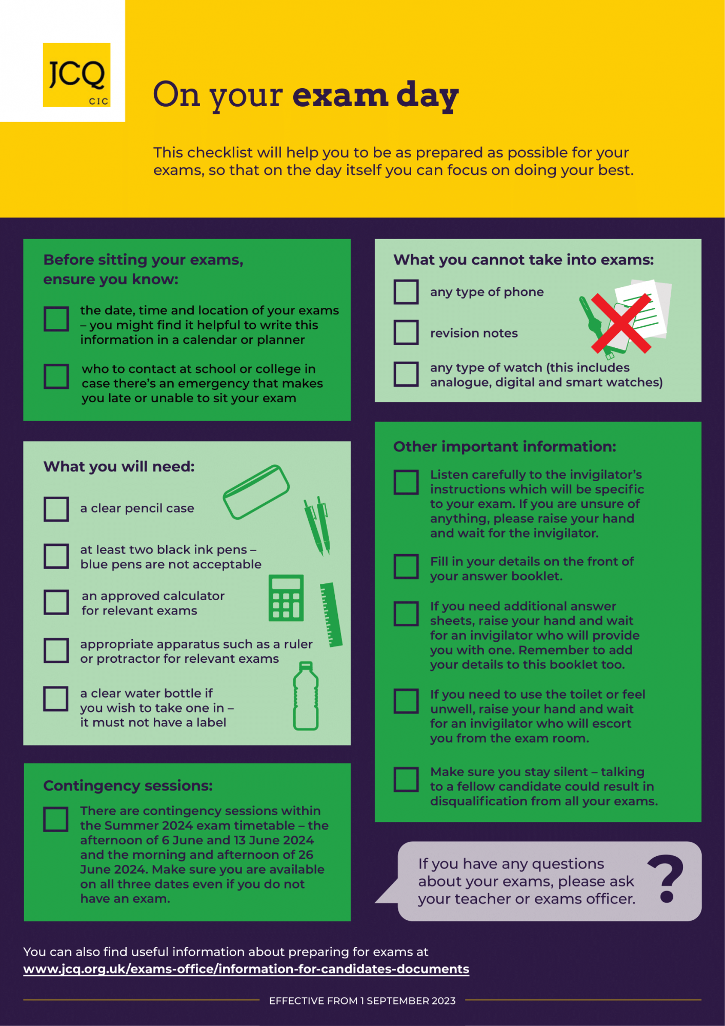 JCQ Preparing to sit your exams 2023 24 1 JCQ Preparing to sit your exams 2023 24 1